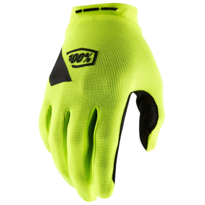 100% Ridecamp Glove Fluo Yellow S