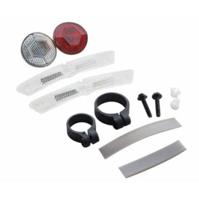BICYCLE FRONT  REAR WHEEL REFLECTOR SET
