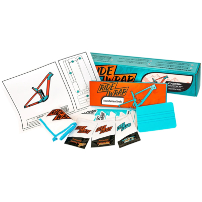 RideWrap Matte Covered Frame Protection Kit designed to fit 2022 Trek Top Fuel