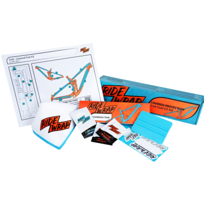 RideWrap Matte Covered Frame Protection Kit designed to fit Trek Fuel EX