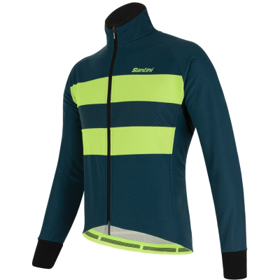 SANTINI AW MENS COLORE BENGAL THERMO JACKET 2021 TEAL