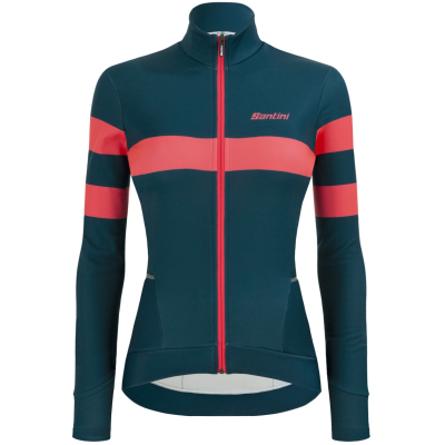 SANTINI AW WOMENS COLORE BENGAL LONG SLEEVE JERSEY 2021 TEAL