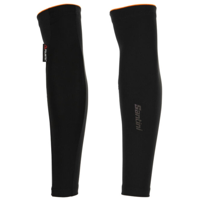 SANTINI AW21 WINDPROOF WATER RESISTANT ARM WARMERS 2020 BLACK