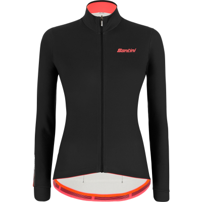 SANTINI AW21 WOMENS COLORE WINTER LONG SLEEVE JERSEY 2020 BLACK