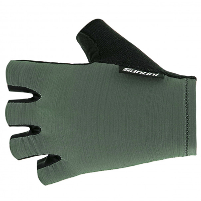 SANTINI CUBO CYCLING GLOVES 2021 MILITARY GREEN