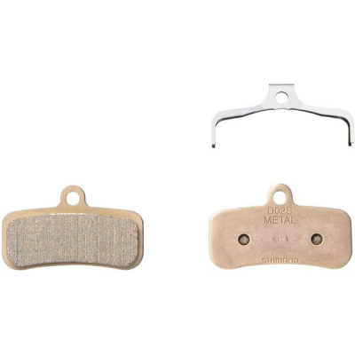 D02S disc brake pads and spring, steel backed, sintered