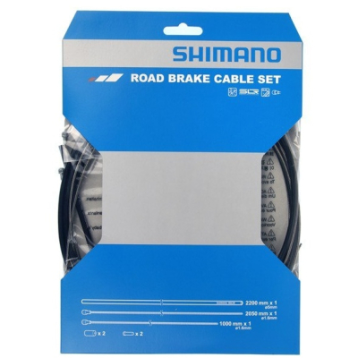 Road brake cable set with stainless steel inner wire