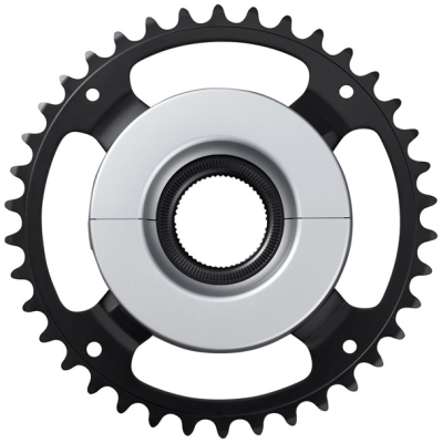 SMCRE61 STEPS chainring silver 38T without chainguard