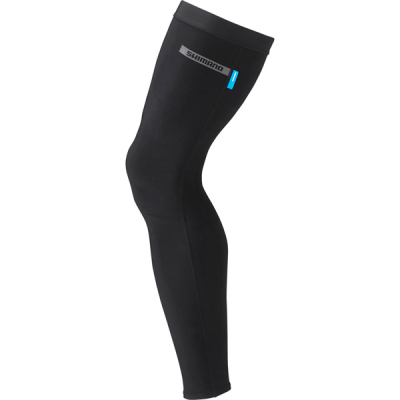 Unisex Shimano Leg Warmer, Black, Size XL