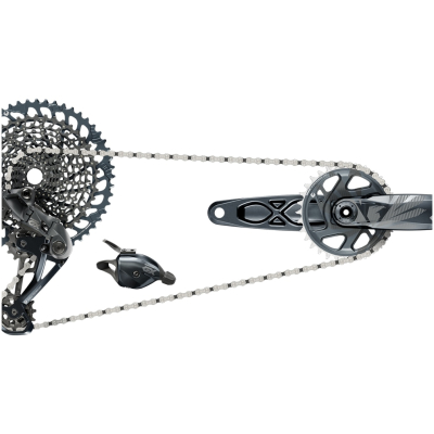 GX EAGLE DUB GROUPSET REAR DER TRIGGER SHIFTER WITH CLAMP CRANKSET DUB 12S WITH DM 32T XSYNC CHAINRING CHAIN 126 LINKS 12S CASSETTE XG1275 1052T CHAINGAP GAUGE  175MM