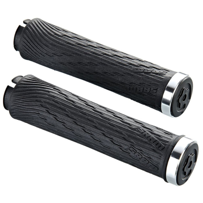 LOCKING GRIPS FOR GRIP SHIFT INTEGRATED 100MM WITH BLACK CLAMPS AND END PLUG