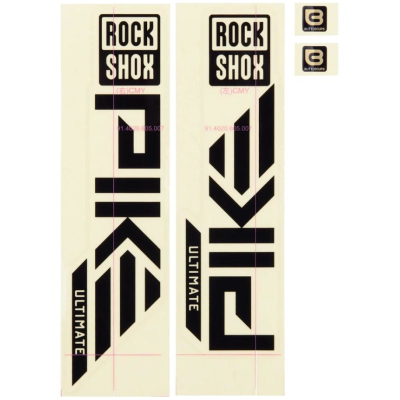 ROCKSHOX SPARE  FORK DECAL KIT  PIKE ULTIMATE 2729 2023 S GREEN