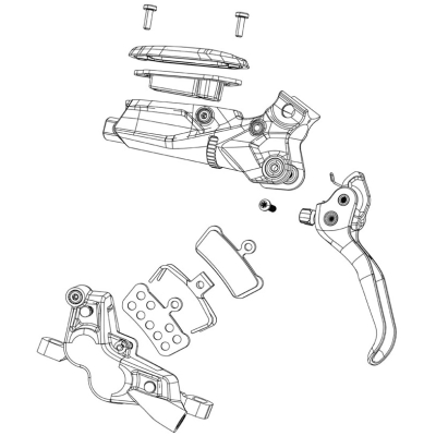 SPARE  DISC BRAKE CALIPER HARDWARE KIT  INCLUDES STAINLESS MOUNTING BOLTS CLIP CALIPER BODY SEALS AND PAD PIN  LEVEL TLMULTIMATE B